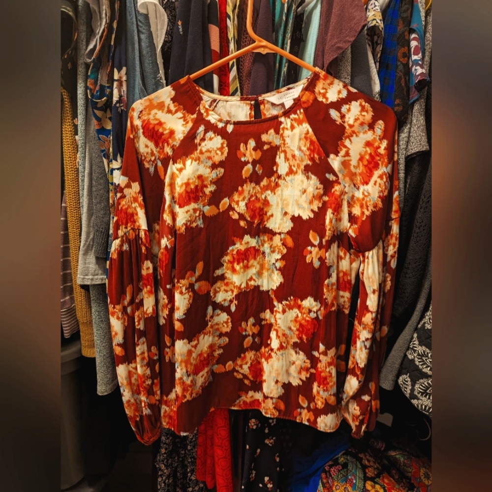Lauren Conrad Blouse Red S